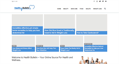Desktop Screenshot of healthbulletin.org